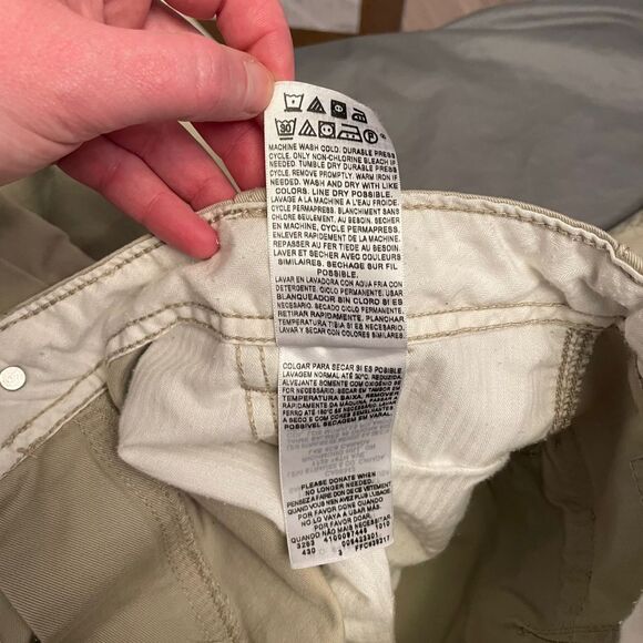 Levi's Cargo Pants, 32x30.5,  Loose Straight Fit, Cotton, Beige, Khaki, Tan - Picture 8 of 11